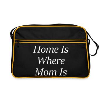Home Is Where Mom Is - Retro Bag - black/gold - Front