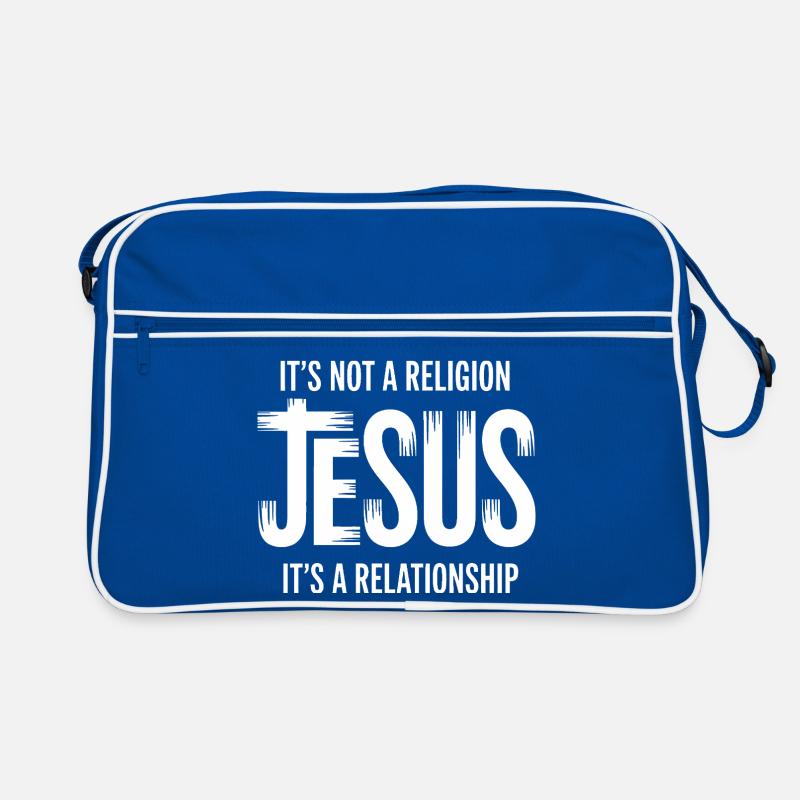 Jesus Relationship Tee Design Retro Bag