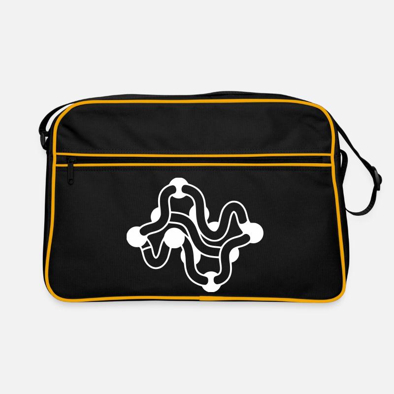 Protein folding molecule chain Retro Bag