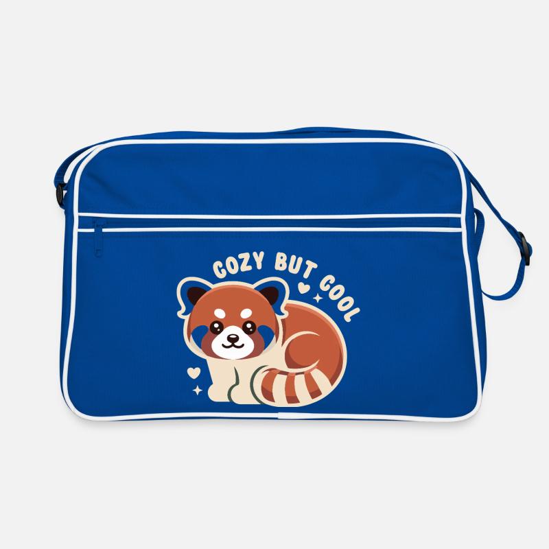 Câlin Panda Rouge MIGNON MAIS COOL Sac Retro