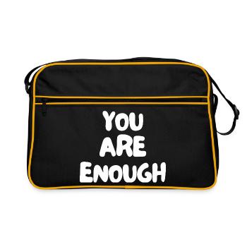 Vous êtes assez - Sac Retro - noir/or - Devant