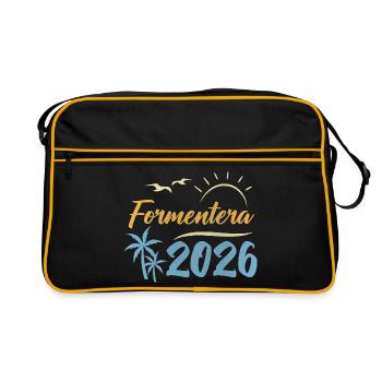 Formentera 2026 - Retro Bag - black/gold - Front