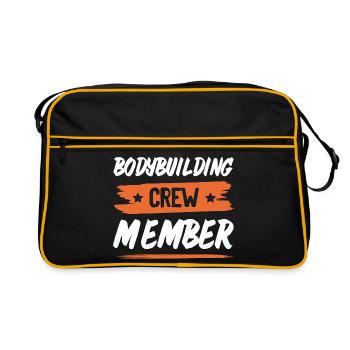 Équipe de culturisme - Sac Retro - noir/or - Devant