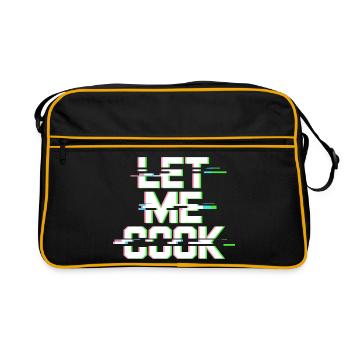 Let Me Cook Cooking Grilling Meme Grill Master Chef - Retro Bag - black/gold - Front