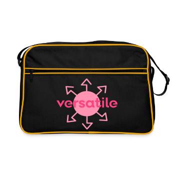 Versatile - Sac Retro - noir/or - Devant