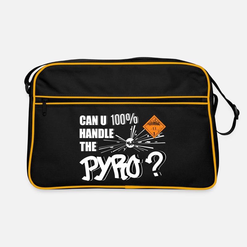 Pyro Fireworks - Retro Bag - black/gold