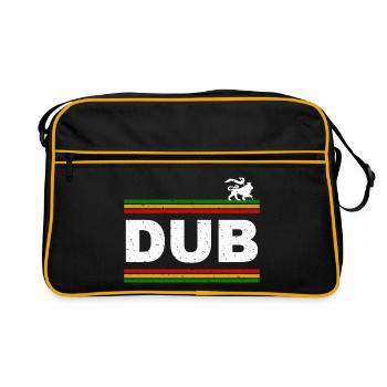 Dub Lion - Sac Retro - noir/or - Devant