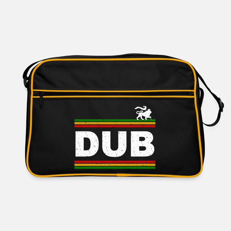 Dub Lion - Sac Retro - noir/or