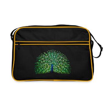 peacock - Retro Bag - black/gold - Front