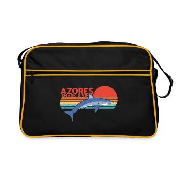 Makohai Açores Plongée avec les requins - Sac Retro - noir/or - Devant