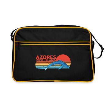 Blue Shark Azores Pico Island - Retro Bag - black/gold - Front
