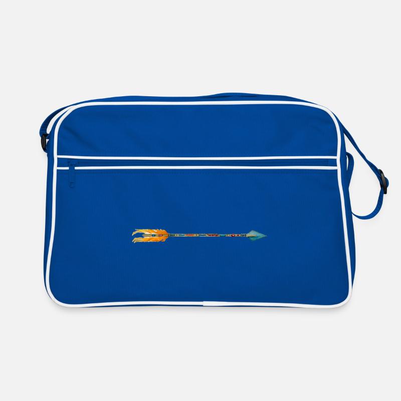 Aquarell Pfeil Boho Symbol Schutz Retro Tasche