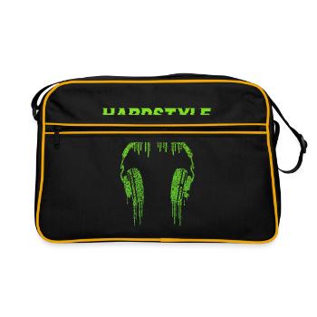Cadeau hardstyle Music Festival - Sac Retro - noir/or - Devant