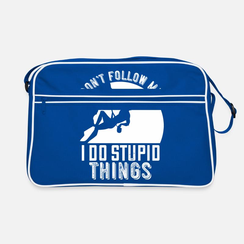 Klettern Lustiger Spruch Geschenk Kletterer Berge Retro Tasche