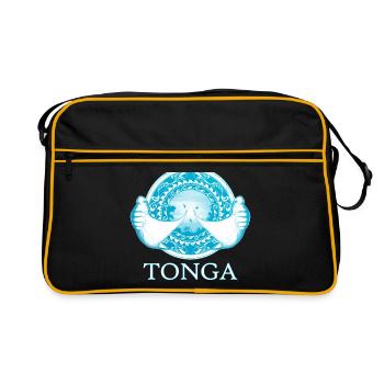 Tonga Manta Rays - Retro Bag - black/gold - Front