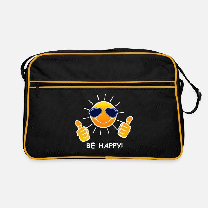 Le soleil, heureux ! Sac Retro