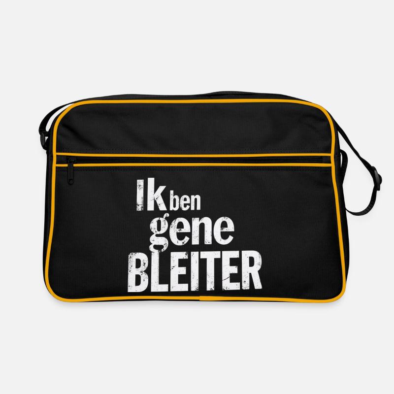 I'm not a bleiter. West Flemish dialect Shirts Retro Bag