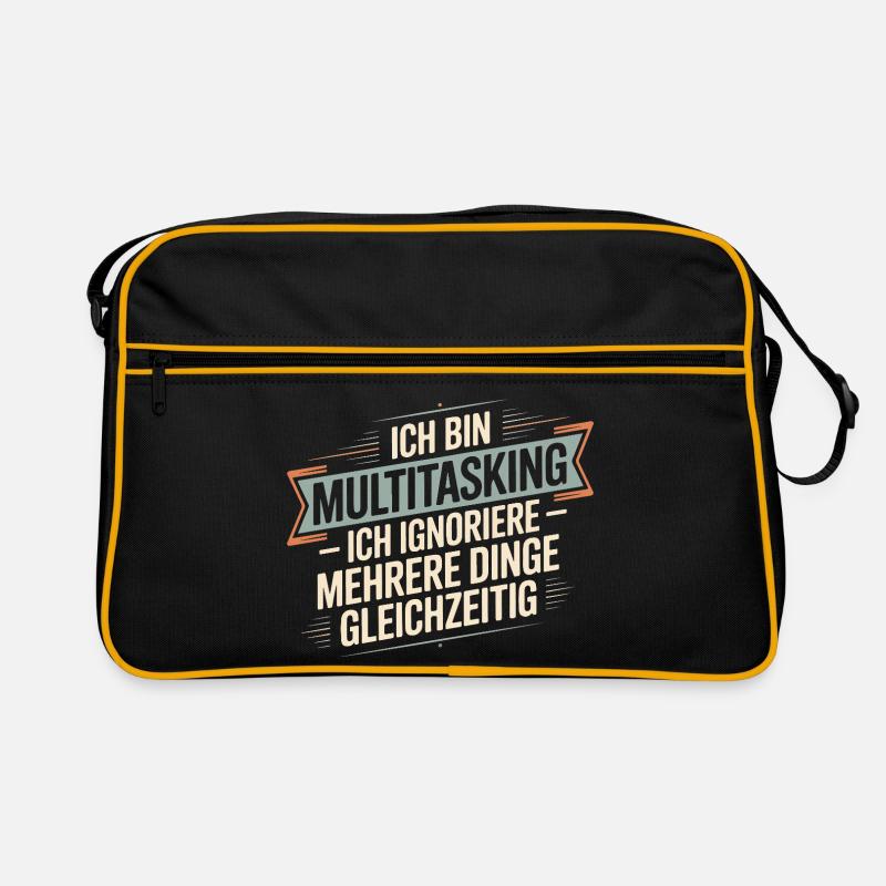 I'm multitasking – I ignore several things Retro Bag
