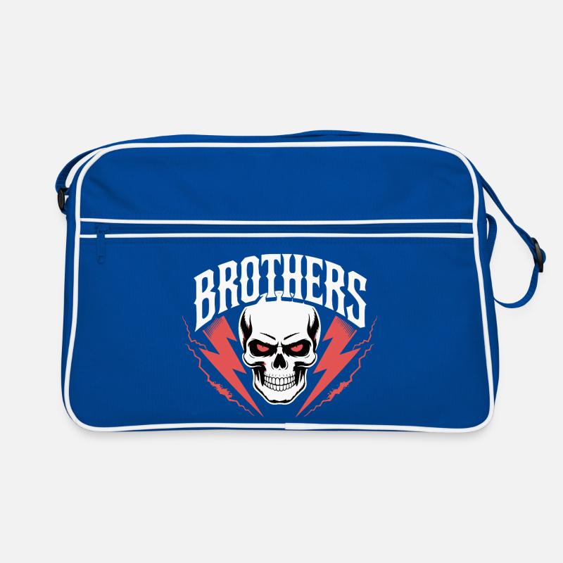 Brothers Skull Thunder Crest Retro Bag