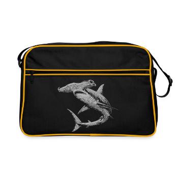 Duo Silhouette Tourbillon Requin-Marteau - Sac Retro - noir/or - Devant
