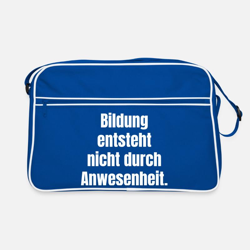 Education is created through activity Retro Bag