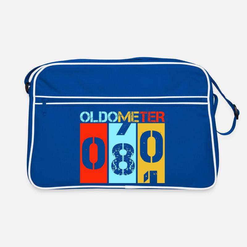 Oldometer 80 wird 80 Retro Geburtstags-Meilenstein Retro Tasche
