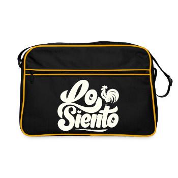 Je suis désolé - Lo Siento - Mèmes viraux - Sac Retro - noir/or - Devant