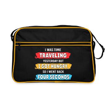 Voyage dans le temps - Sac Retro - noir/or - Devant