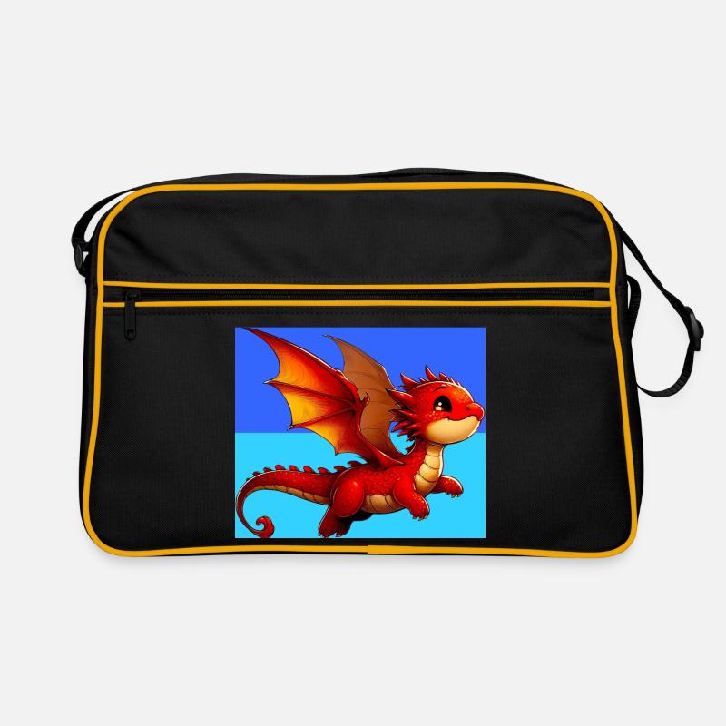 Drache Retro Tasche