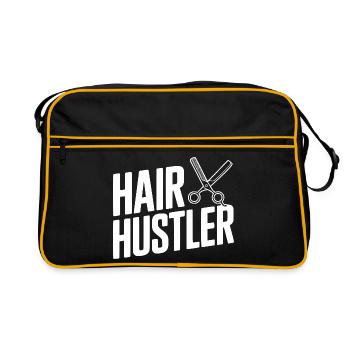 Hair Hustler - Sac Retro - noir/or - Devant