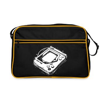 Console de jeu rétro - Sac Retro - noir/or - Devant