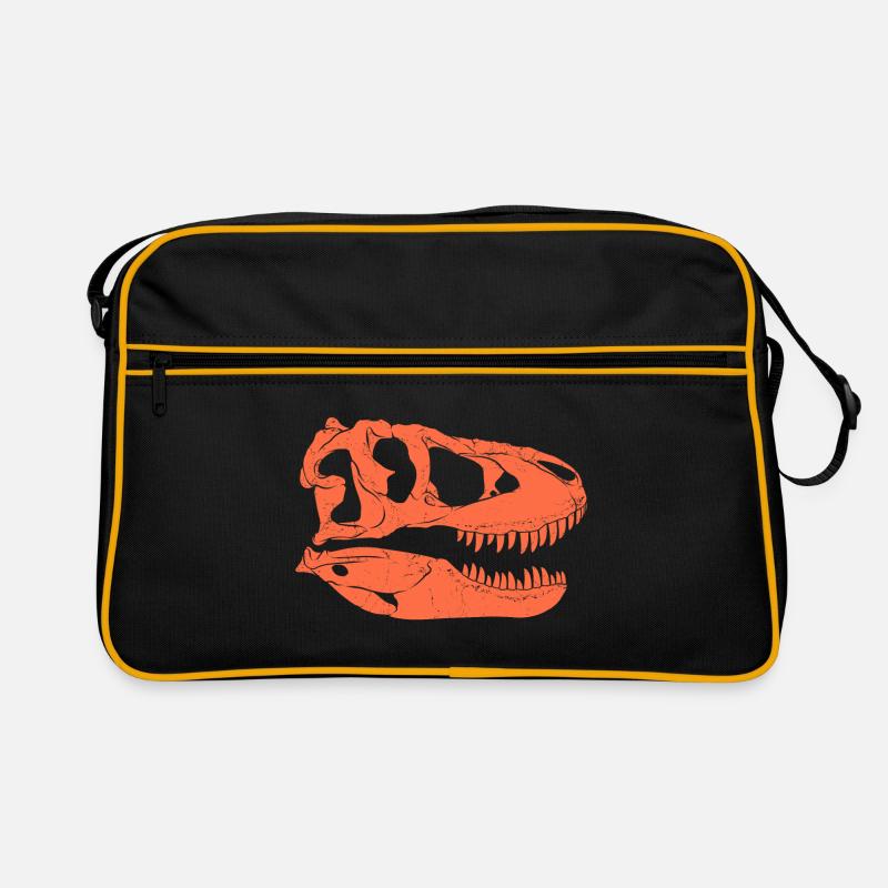 Tarbosaurus Fossil Schädel Retro Tasche