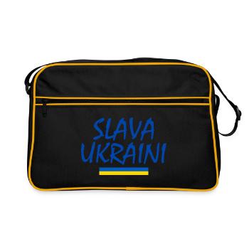 Slava ukraini - Sac Retro - noir/or - Devant