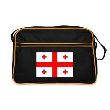 Georgia - Retro Tasche - Schwarz/Gold - Vorne