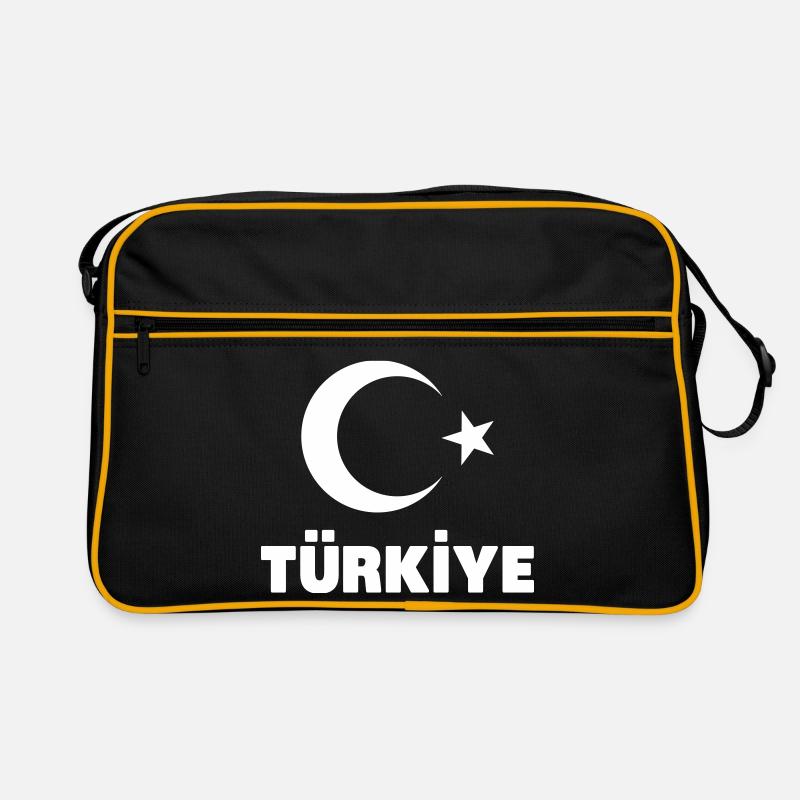 Türkiye with flag Retro Bag