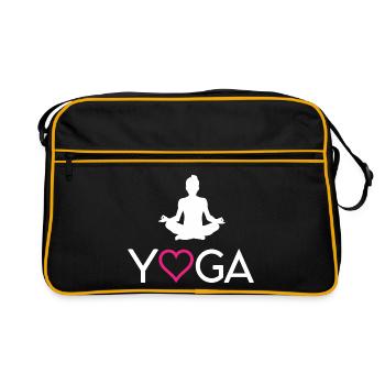 Yoga - Sac Retro - noir/or - Devant