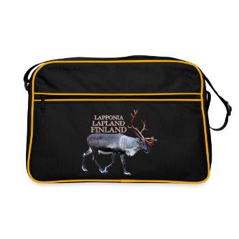 Lapponia - Retro Bag - black/gold - Front