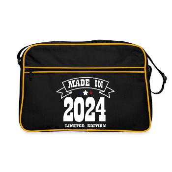 Edition Limitée Made in 2024 BLEU BLANC ROUGE - Sac Retro - noir/or - Devant