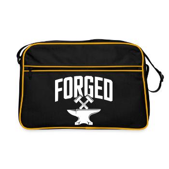 Forged - Retro Bag - black/gold - Front