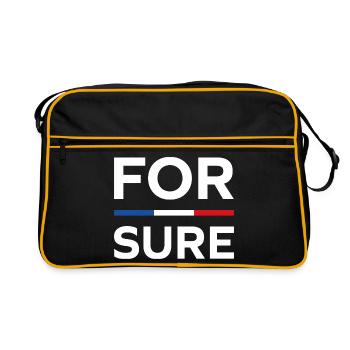 macron For sure - Retro Bag - black/gold - Front