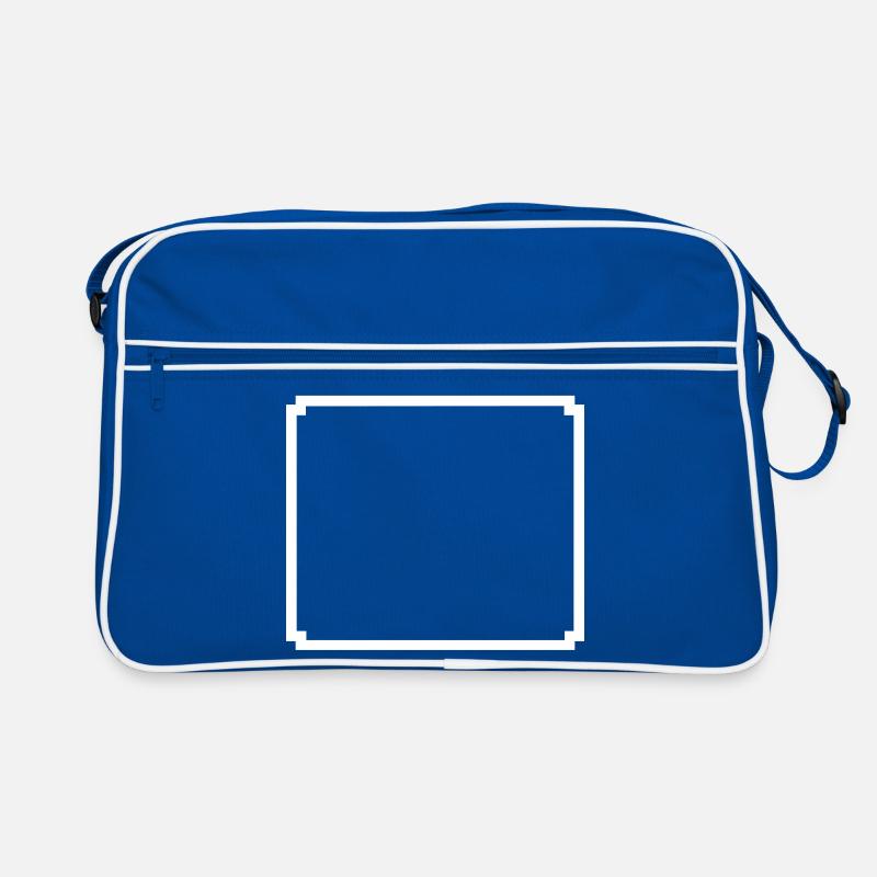 Boîte de texte 8 bits de trame de pixels Sac Retro