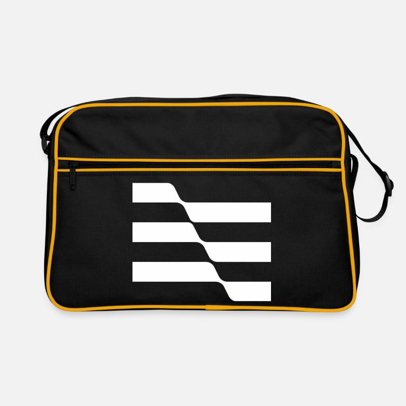 Geometric Stripes design Retro Bag