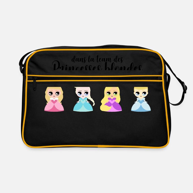 Team Blonde Prinzessinnen Retro Tasche