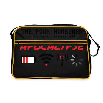 The Four Horsemen Of The Modern Apocalypse - Retro Bag - black/gold - Front