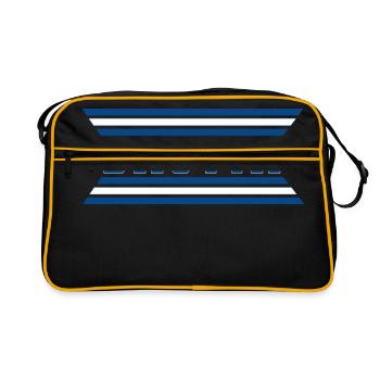 Football Bastia - Sac Retro - noir/or - Devant
