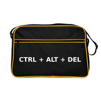 CTRL+ALT+DEL - Retro Bag - black/gold - Front