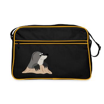 Mole *** blank - Retro Bag - black/gold - Front