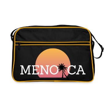 Menorca - Retro Tasche - Schwarz/Gold - Vorne