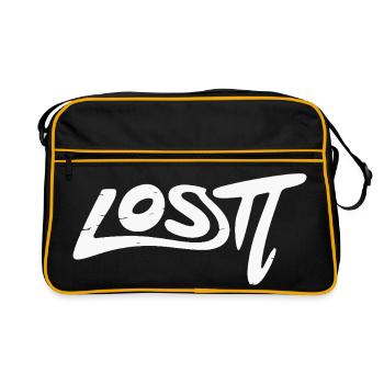 Mot perdu du graffiti - Sac Retro - noir/or - Devant