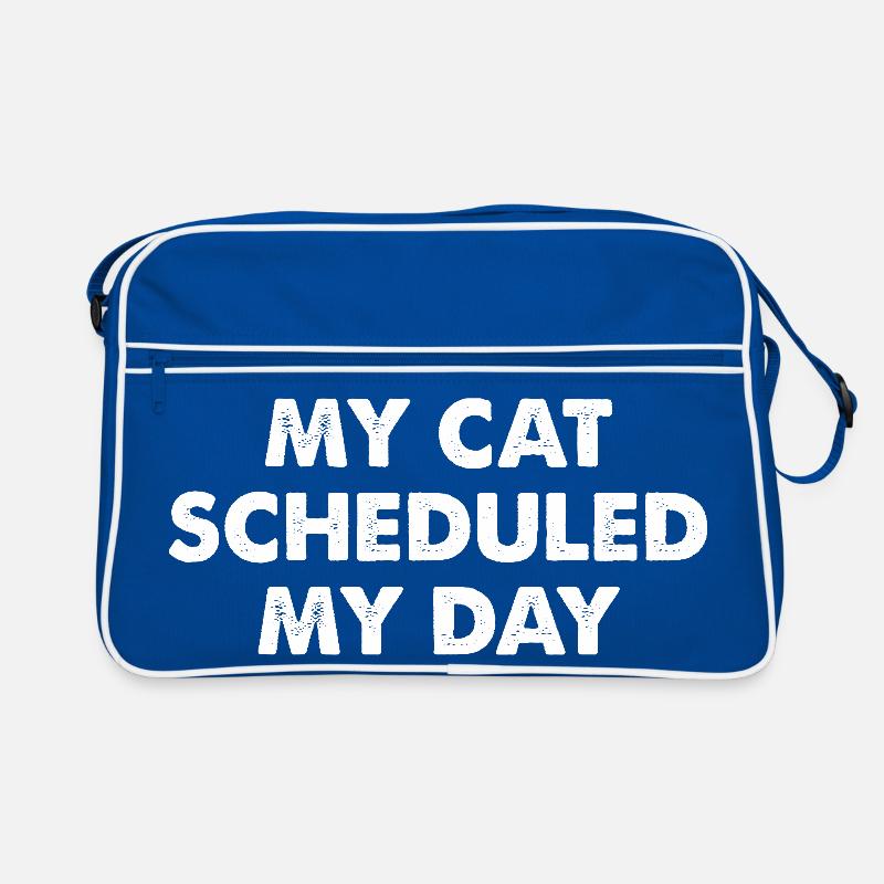 Mon chat a programmé ma journée Sac Retro
